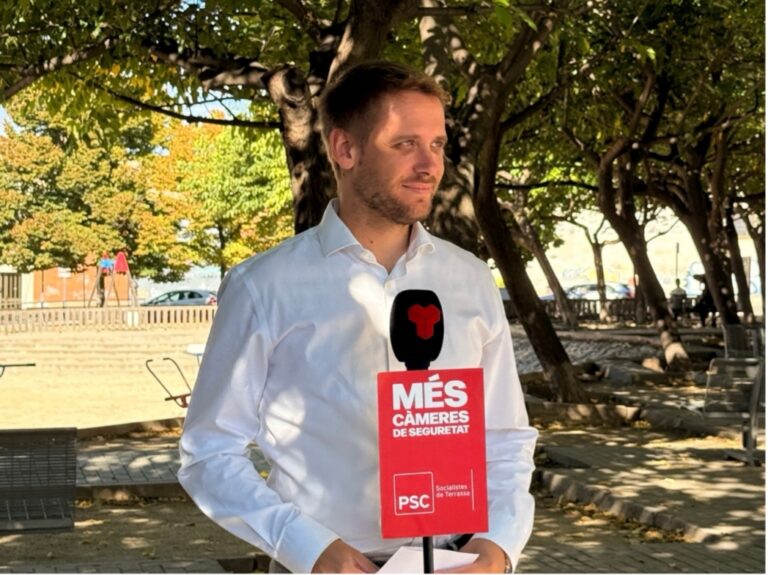 El PSC reclama accelerar el desplegament de càmeres realment destinades a la seguretat ciutadana als punts conflictius de Terrassa
